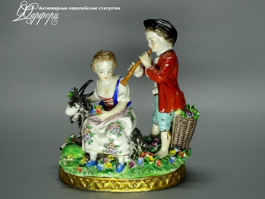 Фарфор, статуэтка, антиквариат, Германия, Sitzendorf